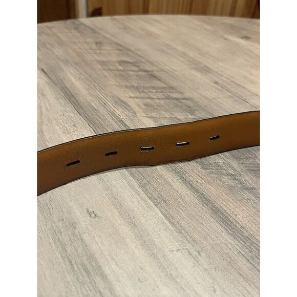 Rolf’s Brown Cowhide Leather Belt Men’s Size 36 Vintage - Picture 4 of 9